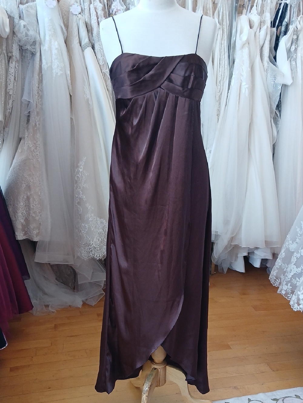 VTG Babydoll Cut Midi Length In Rich Brown